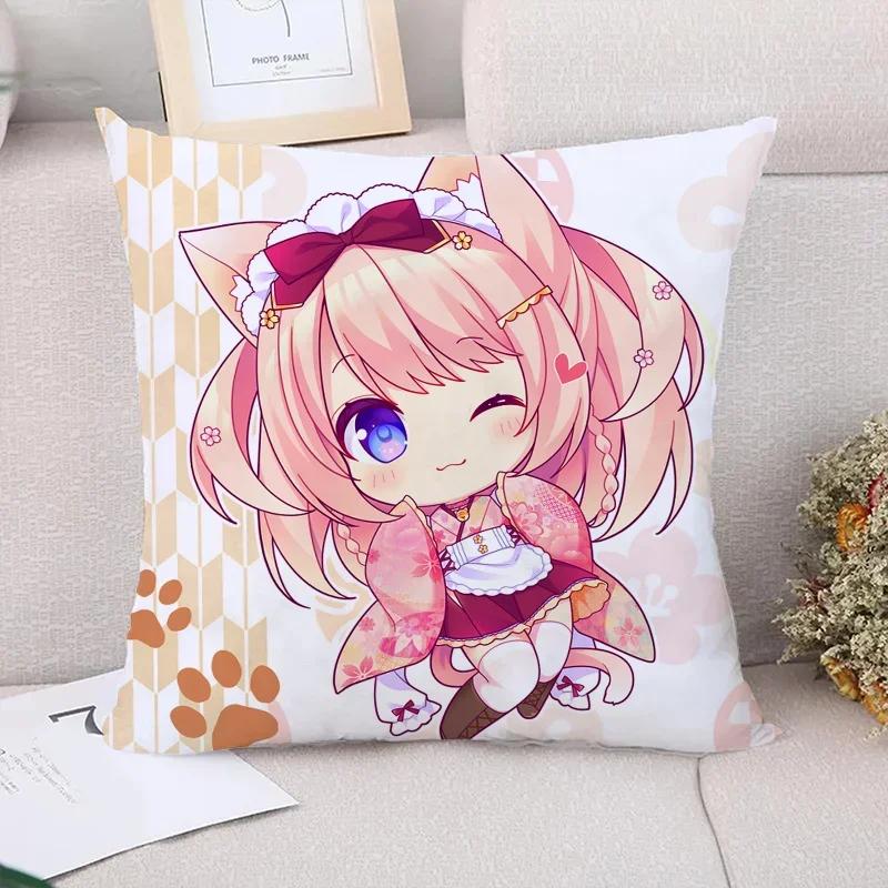 Anime Girl Pillow Cases Decorative Pillows Covers Pillowcase Cushion Cover  Sofa Cushions Pillowcases  Fall Decor Home