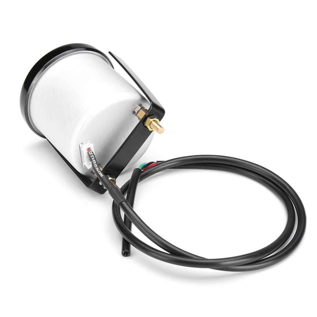 12V Universal 2" 52mm Auto Volt Voltage Gauge Meter 7 Color LED Display Tinted F