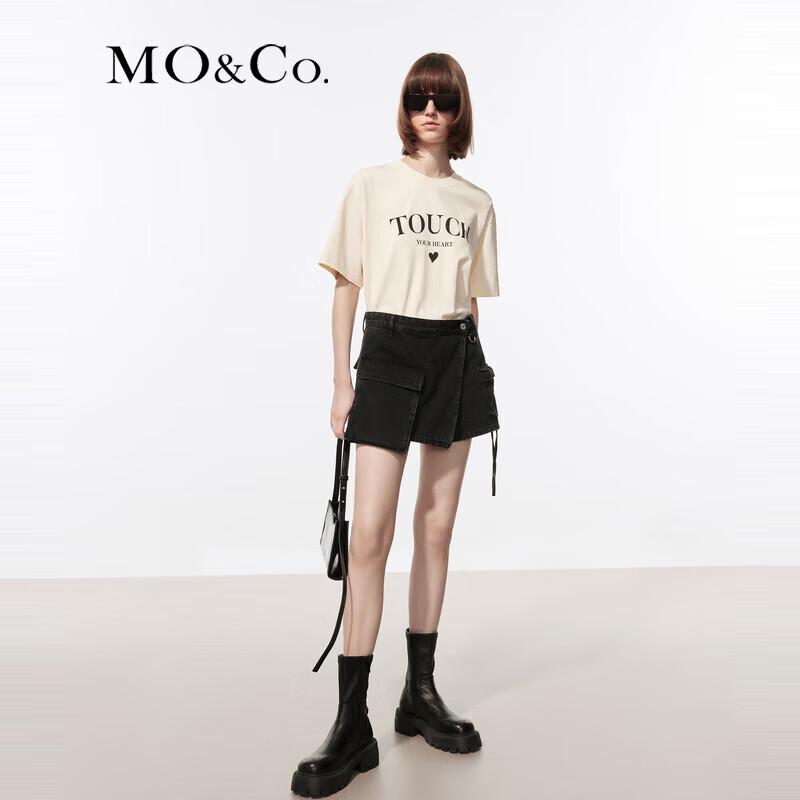 MOCo. Anti-Bacterial Letter Heart Print Cotton T-Shirt S (160)