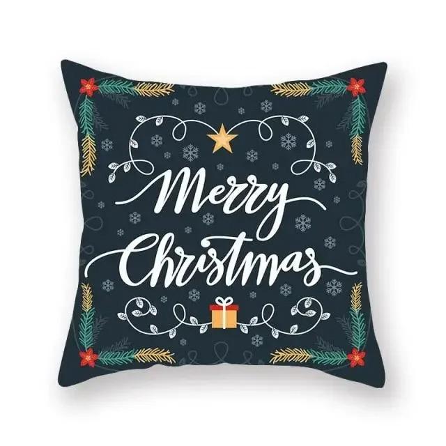 Christmas Themed Pillowcases Car Accessories Office Santa Claus Guest Sofa Home Pillowcases