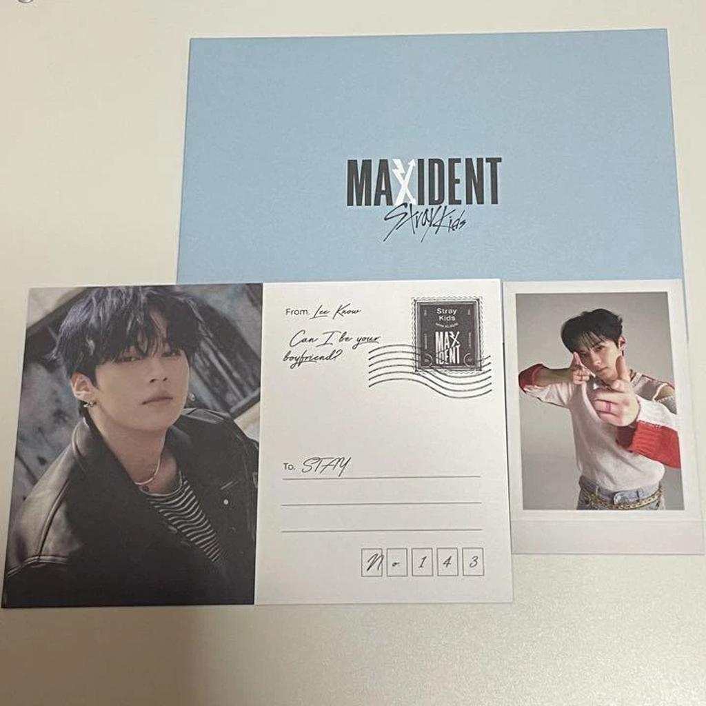 STRAY KIDS MAXIDENT OFFICIAL LOVE LETTER Photo Card SET