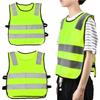 High Visibility Children Kid Reflective Traffic Safety Vest Night Walking(Fluorescent Green)