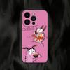 Cartoon C-Courage The C-Cowardly D-Dog Phone Case For Iphone 16 15 11 13 14 Pro Max 7 8 Plus X Xr Xs Max 12mini Black Shell Case