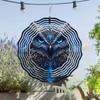 Hanging Wind Spinner Featuring an Eagle Design, This Dynamic Art Wind Chime Comes with a 360° Hook