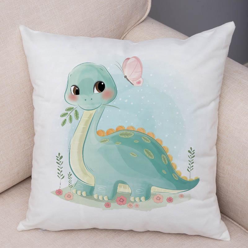Super Soft Plush Cute Cartoon Giraffe Eleghant Lion Pillow Case Nordic Kids Room Decor Lovely Animal Cushion Cover For Sofa Home