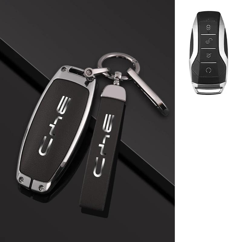 Alloy Car Remote Key Case Cover Shell For BYD Atto 3 Han EV Dolphin Lied Tang Dm Qin PLUS Song Pro MAX Yuan  Protector Keychain