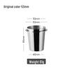 304 Stainless Steel Coffee Powder Cup: Universal 51–58mm Espresso Handle Powder Collector & Smelling Bean Cup