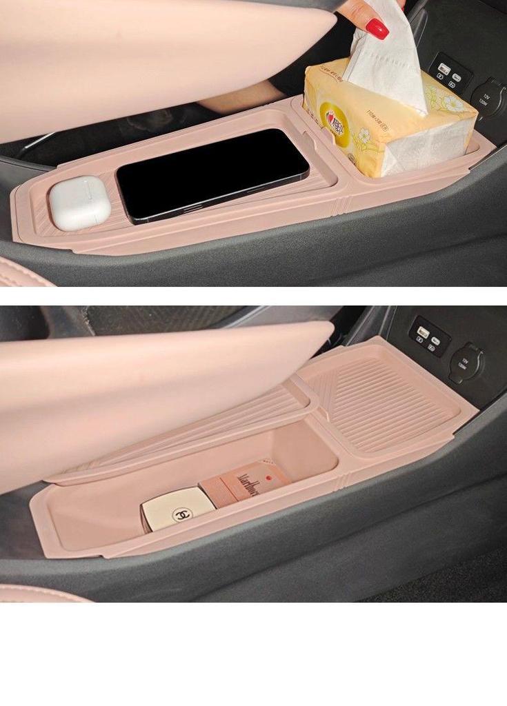 BYD Seagull Center Console Lower Storage Box Organizer - Durable TPE Double Layer Holder