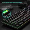 Wired RGB Mechanical Keyboard with Blue Switches, 104 Keys - Perfect for Gaming & Office Use