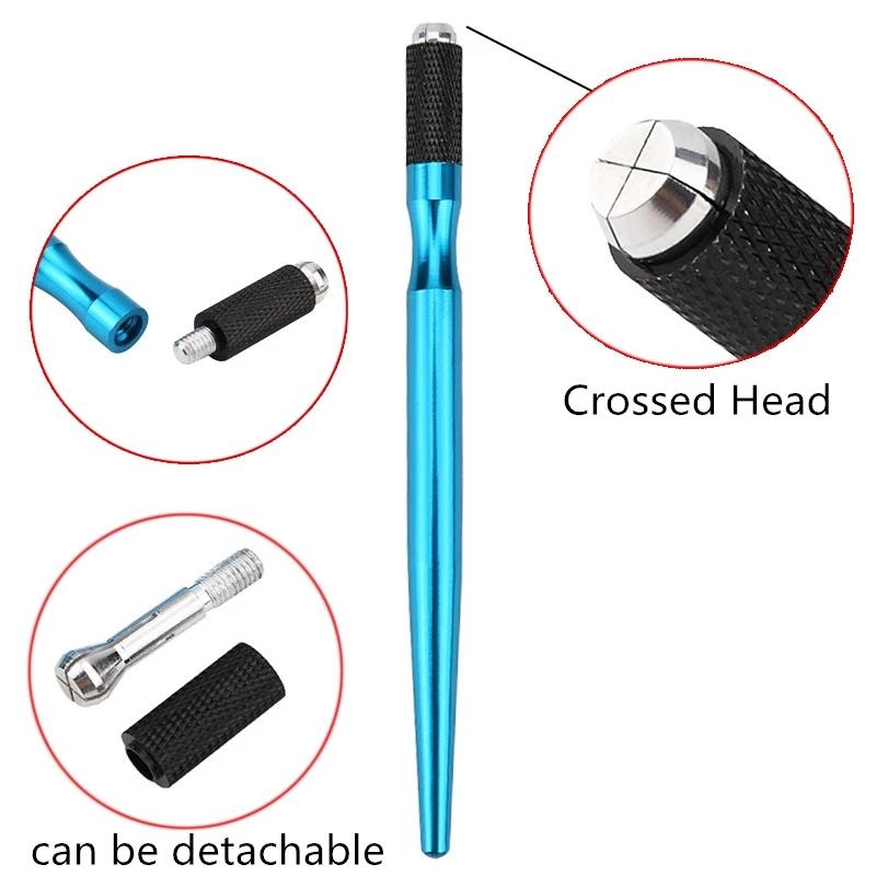 1pcs Microblading Manual Tattoo Pen Permanent Makeup Lips Eyebrow Machine For Embroidery Needle Blade Tattoo Accessories