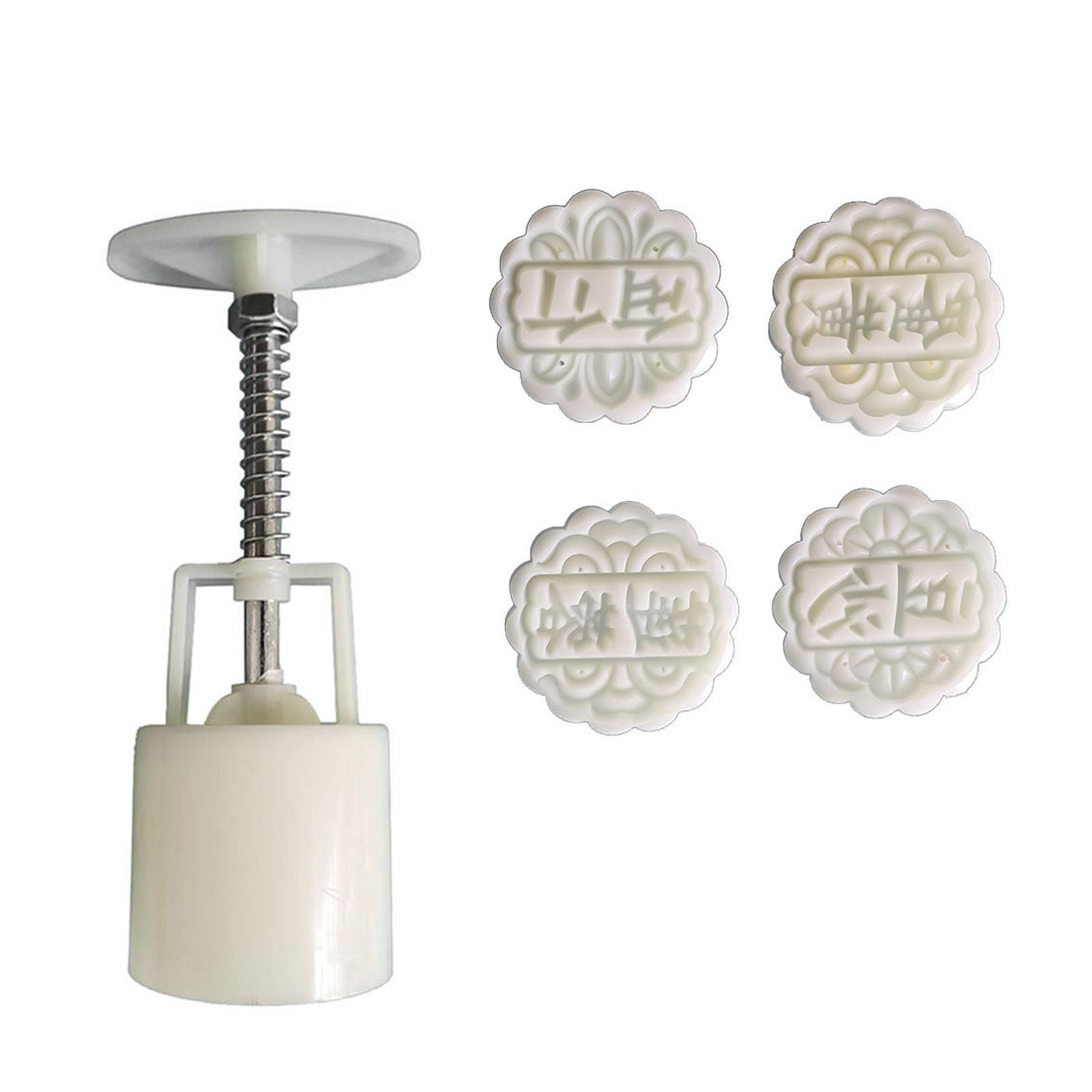 

Форма для лунных пряников разных вкусов, Фестиваль середины осени, Формочки для лунных пряников, Штампы для печенья, Инструмент для выпечки лунных пряников с ручным прессом B