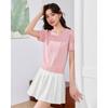IEF Women's French Style Bow Knit Top