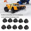 10 Pcs Lock Tire Nut Corrosion Resistant RC Model Car M5 Flange Nut Lock Tire Nut