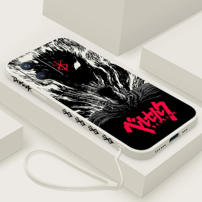 

Berserk Anime для OPPO F21 A54S A53S A52 A33 A31 A16S A11S A9 A5 A1K A12 AX7 A5 Liquid Left Rope Phone Case