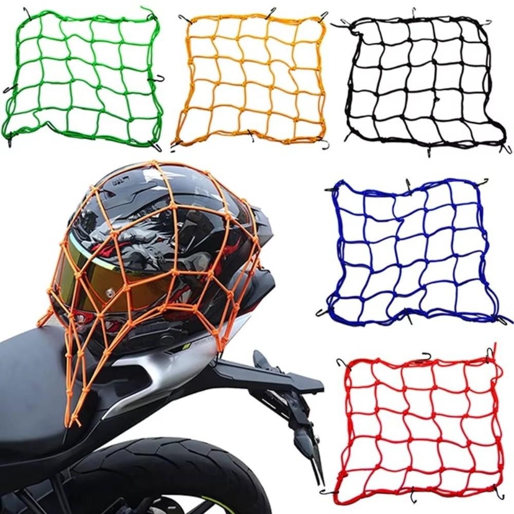 Helmet Tank Luggage Motorcycle Elastic Net 6 Hooks Motorcycle Accessories Motorcycle Storage Mesh