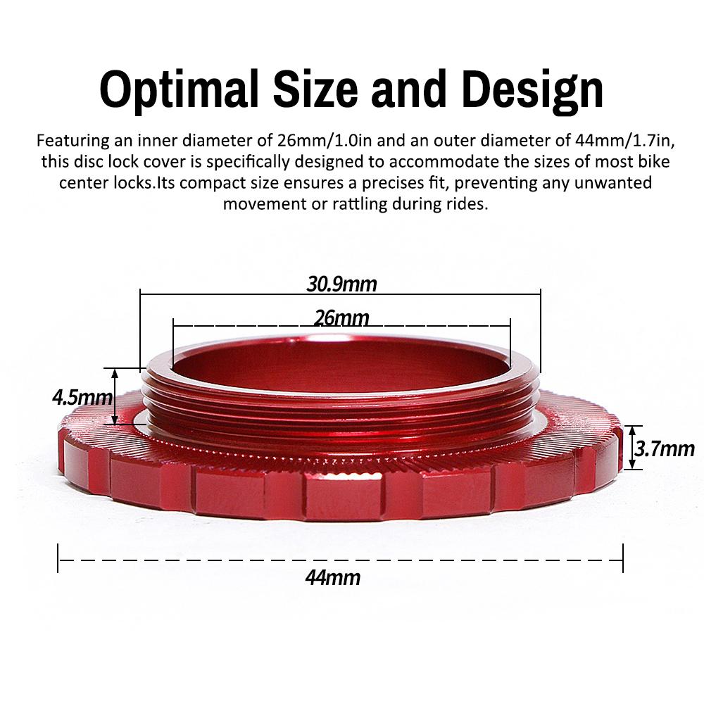 for 9 12 MEIJUN Bike Center Lock Disc Locking Cover Aluminum Centerlock Lockring for Mountain Bike 9/12/15/20mm Thru Hub Axles