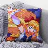 Sailor Moon Anime Girl Cute  Pillow Covers Home Sofa Cushion Covers and Aecorative Custom