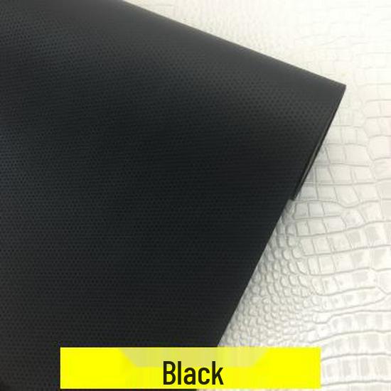 Selbstklebendes perforiertes Ledermuster für den Autoinnenraum: Türverkleidungen, Lenkrad, Decke, Kopfstütze, DIY 3M-Rückseite.