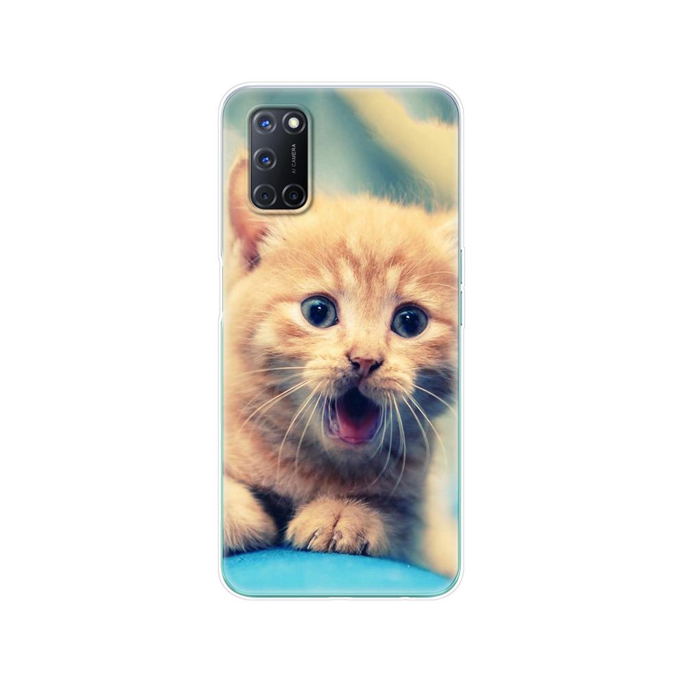 For OPPO A52 Case A92 A72 Case 6.5" Silicon Soft TPU Back Phone Cover For OPPO A 52 72 92 Case OPPOA92 OPPOA72 OPPOA52 Case Bag