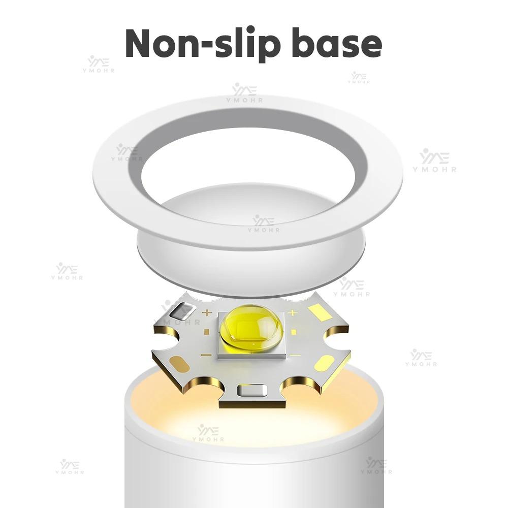 Intelligent Wall Light LED Table Lamp Touch 3-Color Dimmable 350° Rotatable USB Rechargeable Bedroom Bedside Night Light