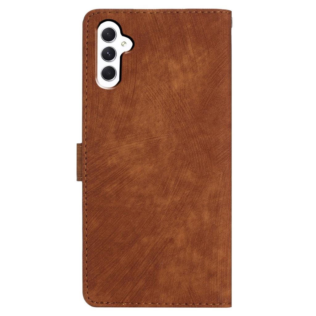 For Samsung Galaxy A36 5G Case with Card Clots Skin-Touch PU Leather Phone Cover Stand