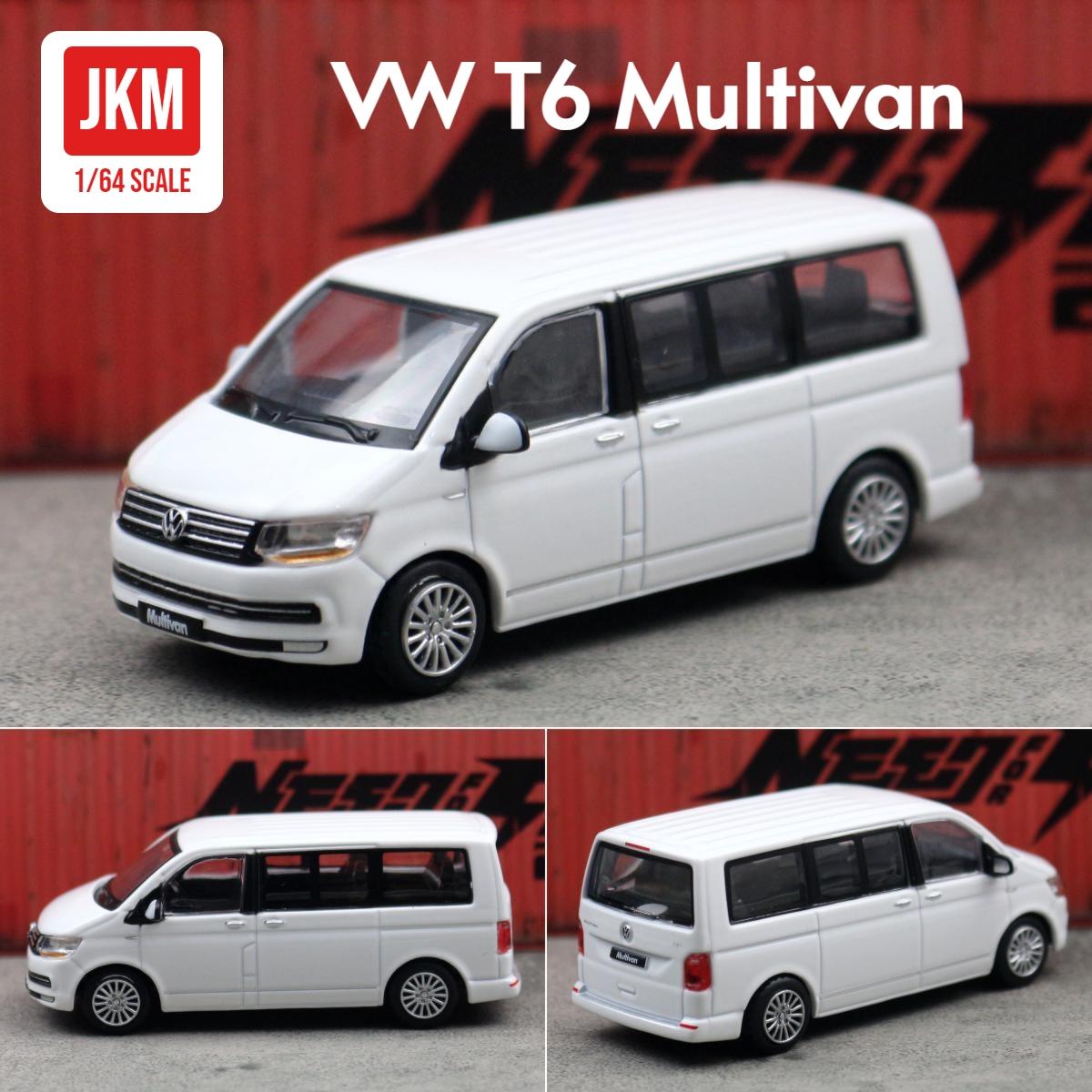 1/64 Volkswagen T6 Multivan MPV Van Miniature Model 1:64 Free Wheels Toy Car Vehicle Diecast Alloy Collection Gift For Boys Kid