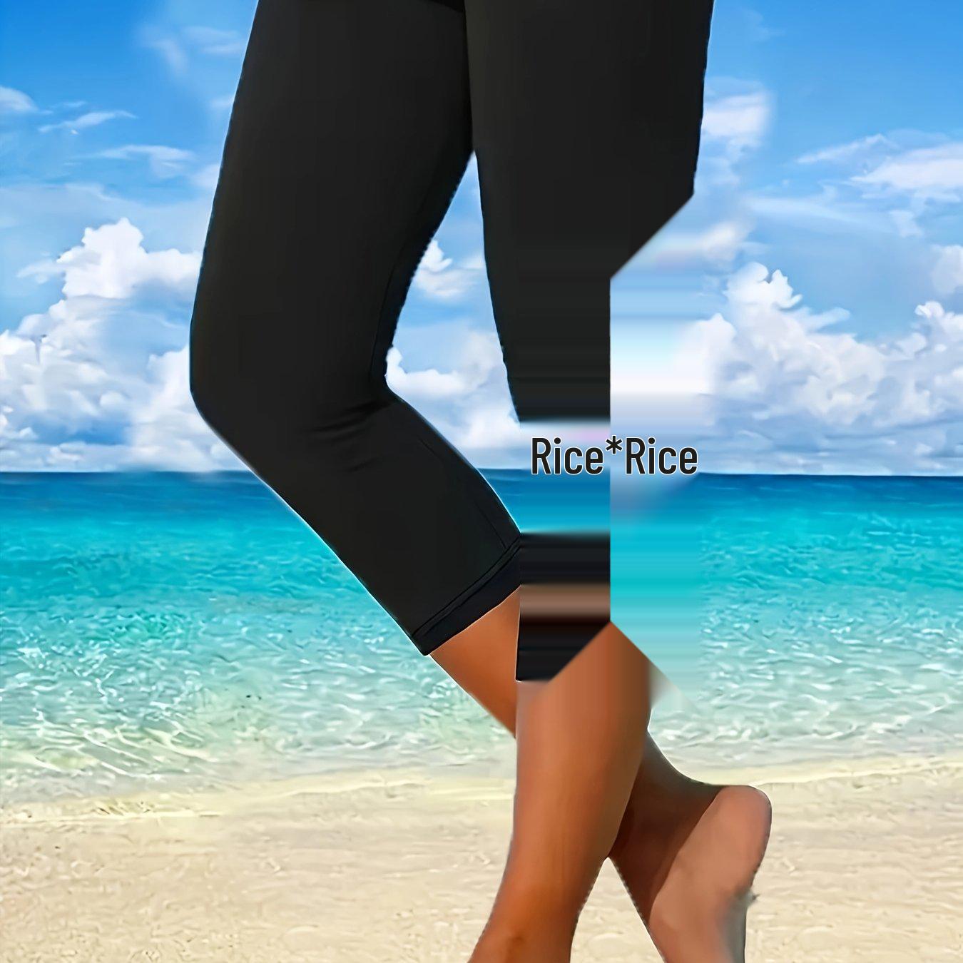 

Seaside Printed Capris - New Euro-American Style 4X Large