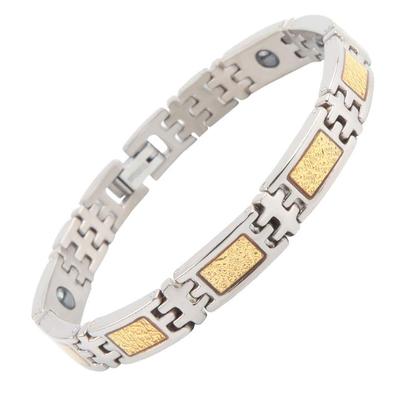 Hachi Pure Titanium Couple Bracelet, Anti-Static, Magnetic, Hematite and Germanium Bracelet, Women's Jewelry (Size 19.5, Women's)