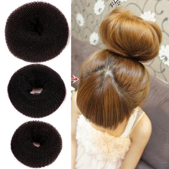 Damen Mädchen Magischer Donut-Form Haarring Duttformer Former Styler Haarschmuck Werkzeug