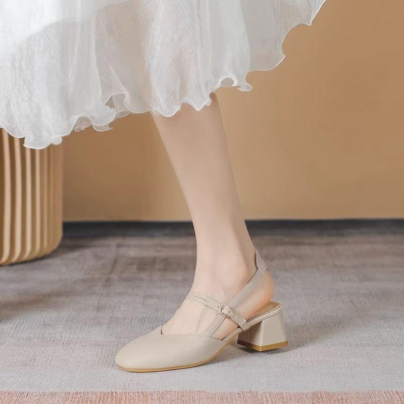 Thick heel fairy style with skirt medium heel Mary Jane shoes women 2025 new summer sandals women wear bag head sandals