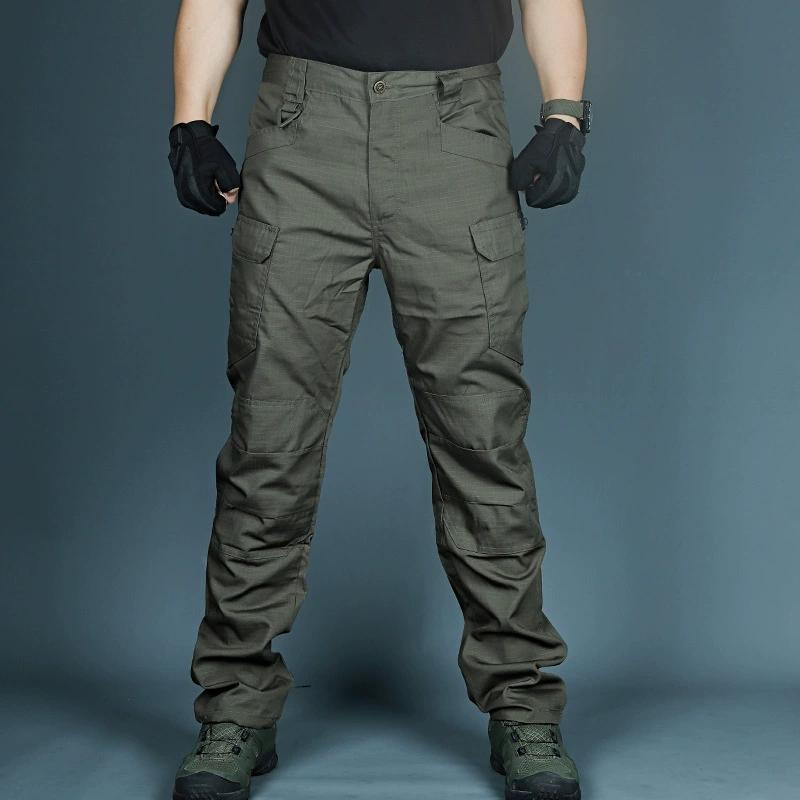 Men's Outdoor Multi Functional Tactical Pants, Multi Pocket Outdoor Hiking Sweatpants, Water-repellent, Wear-resistant