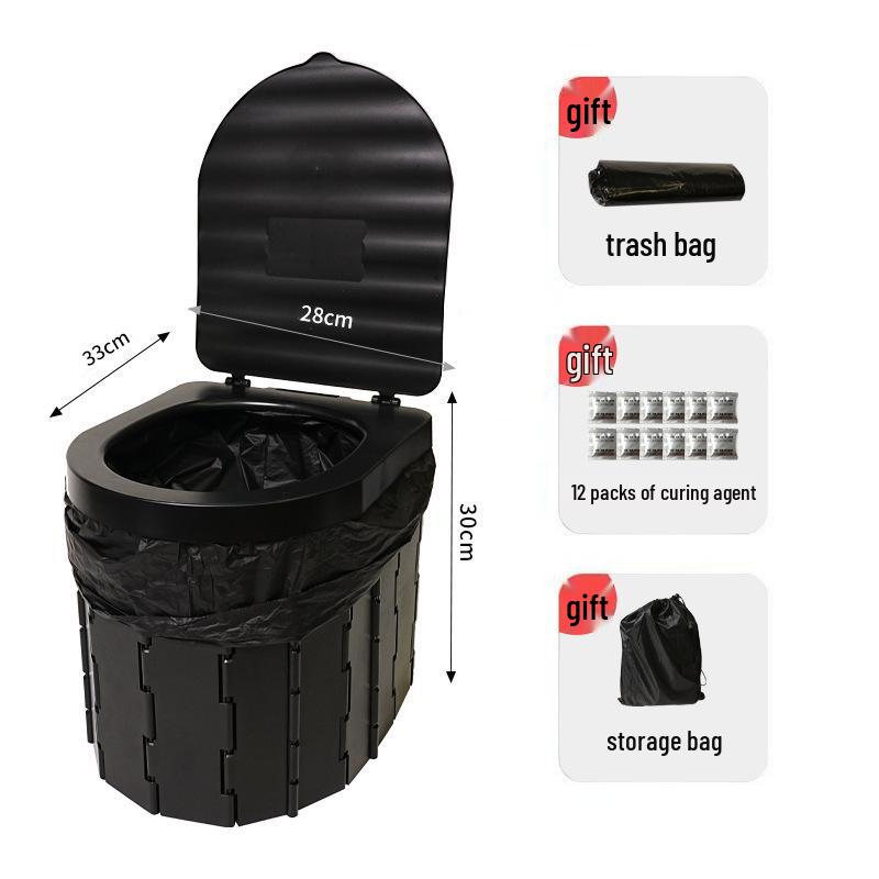 Portable Folding Outdoor Camping & RV Emergency Toilet