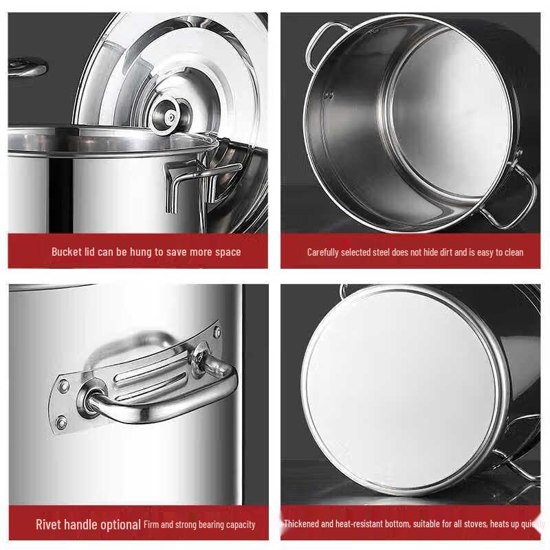 Commercial Stainless Steel Stock Pot