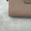 Used PRADA Saffiano Leather Bi-fold Wallet Beige
