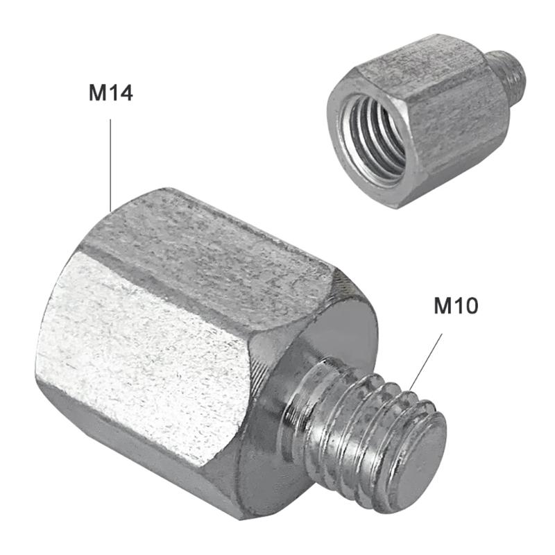 Power Tool Accessories M10 M14 Adapter Angle Grinder Polisher Thread Drill Bit Interface Converter Connector Stainless