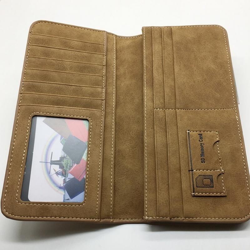 

Мужской кредитный карточный флип, модные мужские винтажные ретро-кошельки, кошелек, многофункциональный бумажник, держатели для карт, наличные карманы для мужчин коричневый