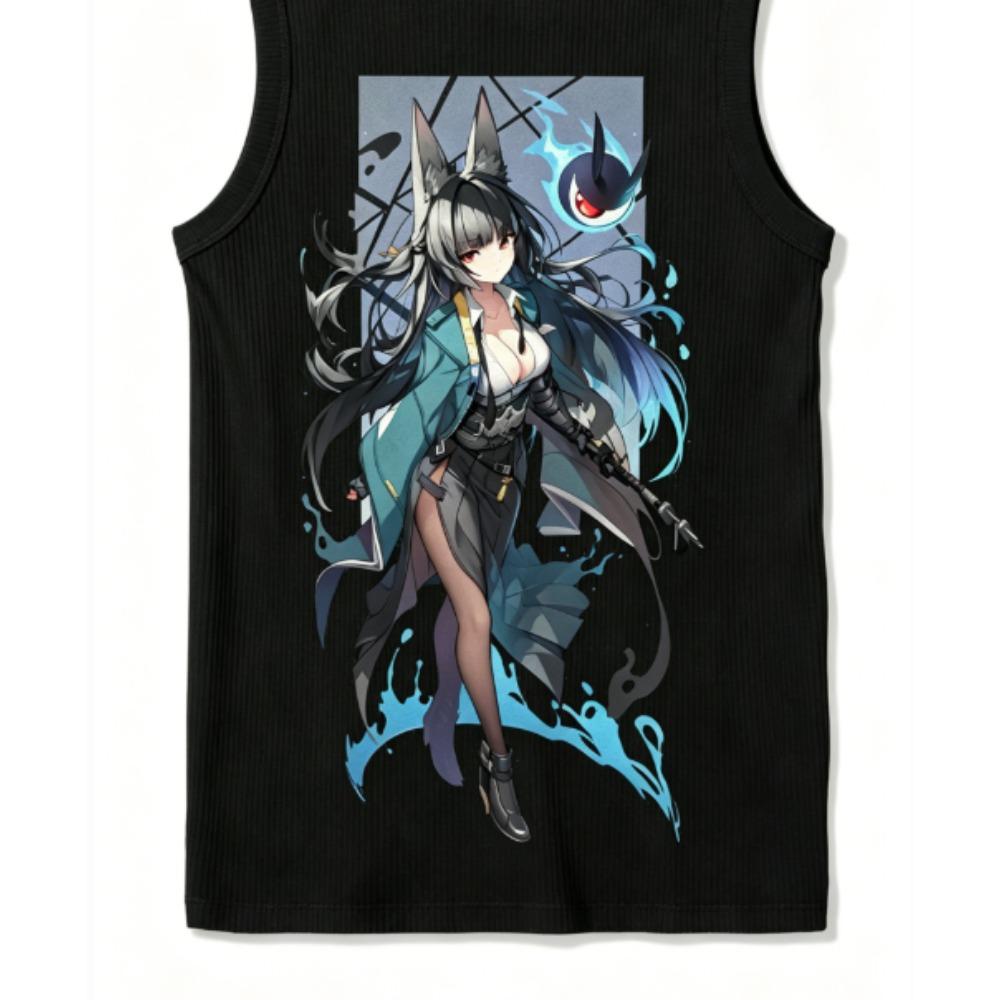 Zenless Zone Zero Ribbed Tank Streetwear Anime Lover New Model personality Clothes Year round clothing Unisex high quality soft hot product