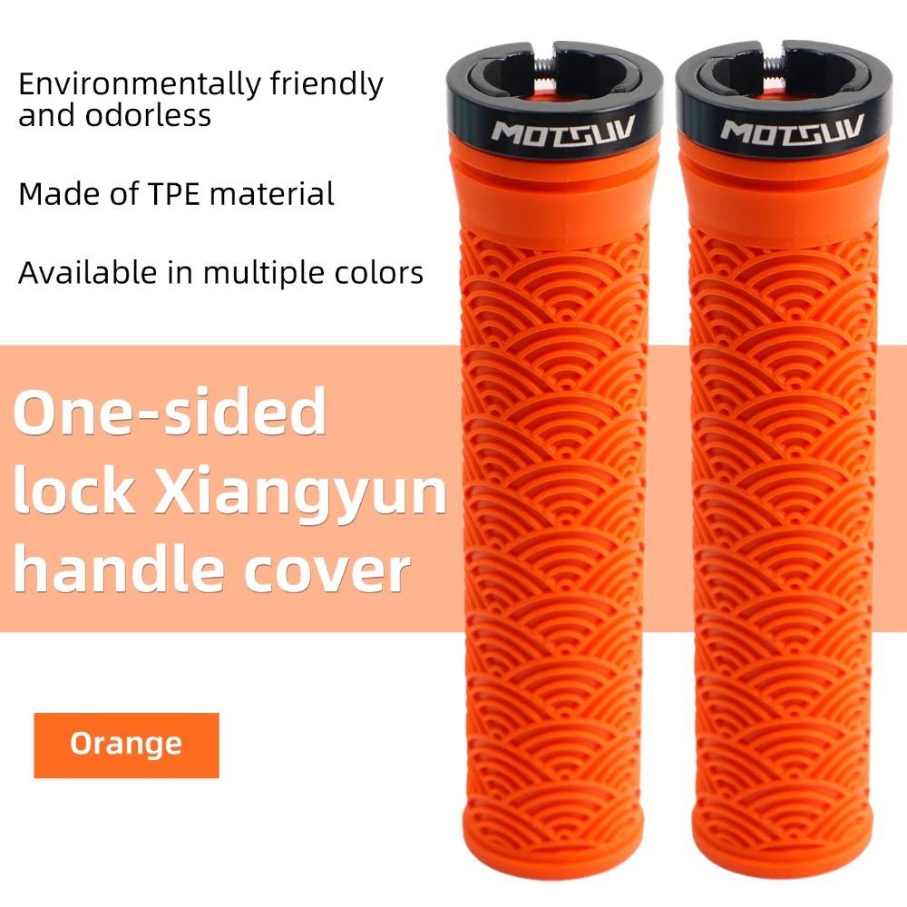 Non-Slip Rubber Bike Handlebar Covers TPE Mountain Bike Grips Mountain Biking