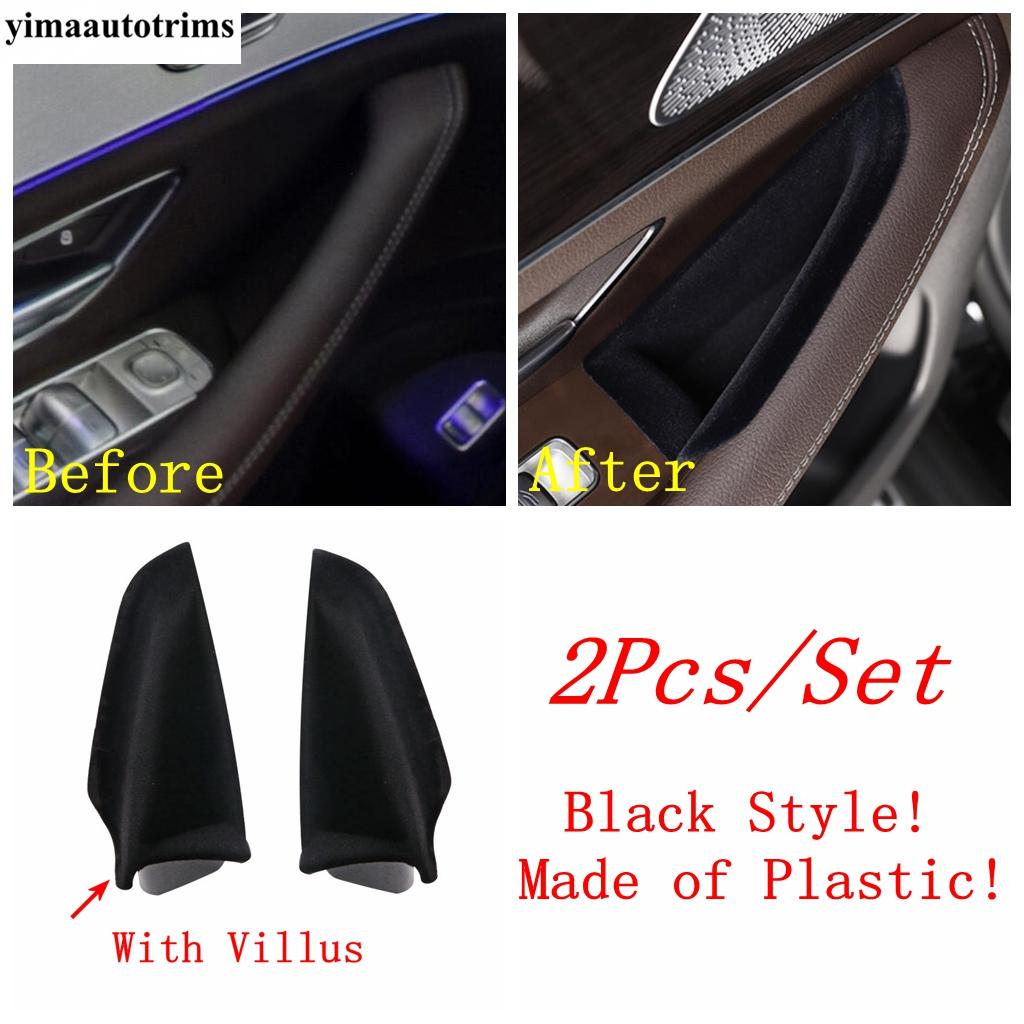 Seat Pillow Button Gear Shift Window Lift Cover Trim Carbon Fiber Accessories For Mercedes-Benz GLE GLS Gle320 450