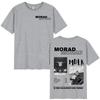 Rapper Morad MDLR Tour Album T Shirt Unisexs Unisex High Quality Cotton Tee Shirt Fashion Hip Hop Short Sleeve Tshirts Streetwear
