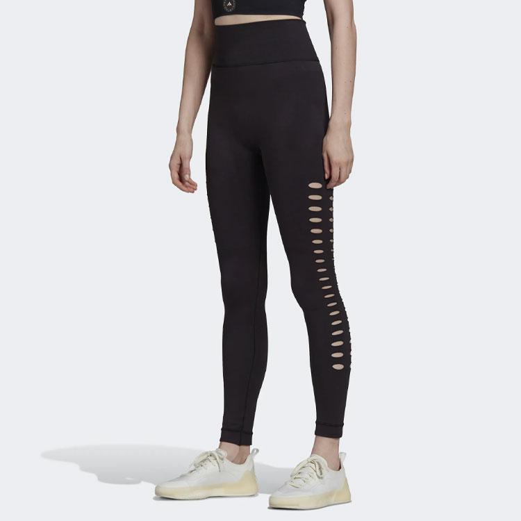 Adidas X Stella McCartney Collaboration Training Breathable Workout Leggings Women Leggings Black HB6072