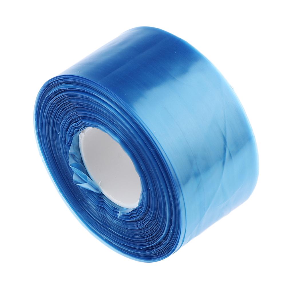 200pcs Disposable Salon Hair Dyeing Blue Protector Covers for Glasses Leg