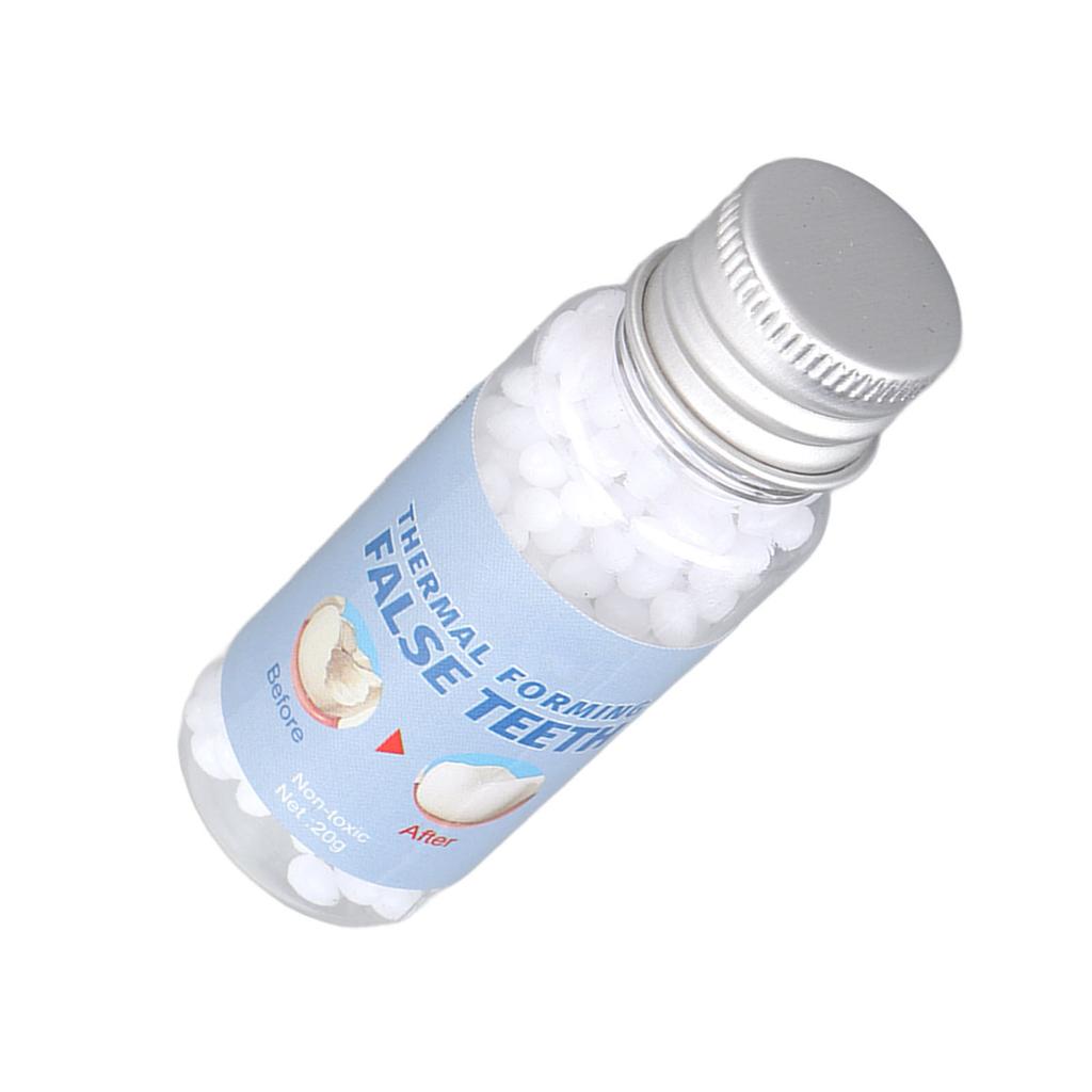 Temporary Teeth Repair Beads Dental Thermal Filling Beads for Broken Missing Tooth White 20g