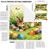 Bedding Pillowcase Quilt Cover 3-Piece Set Rabbit, Easter Egg Pattern, Easter Home Decoration