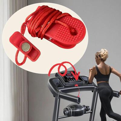 Treadmill Security Key Accessories with Rope Emergency Stop for Cardio Training Device