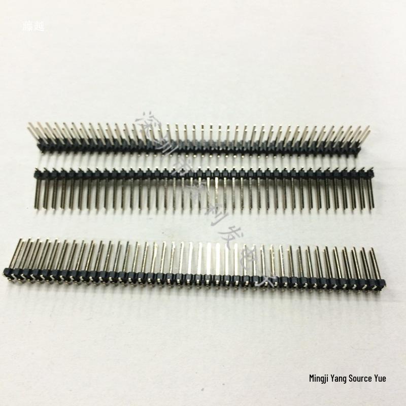 Sortierte Stiftleisten (Buchsenleisten): Einreihig/Doppelreihig, SMT, Größen 2,54/1,27/2,0/3,96/5,08 mm
