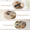 2-Seater Sofa Bed with Storage and Adjustable Backrest, with Armrest Compartments, Versatile Folding for Living Room, Bedroom or Apartment, Beige