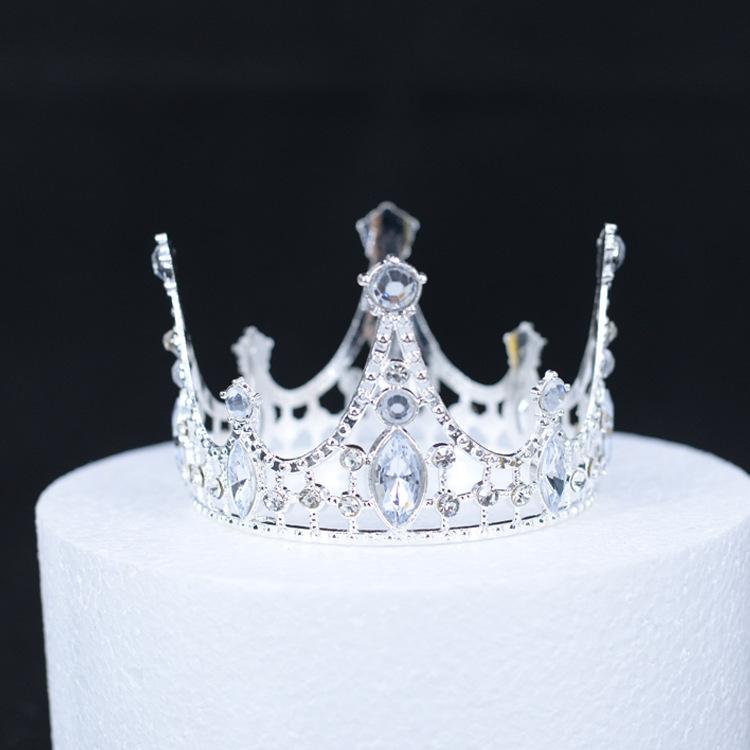 Hollow birthday cake crown tiara love ornament birthday flower decoration accessories crown