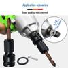 Electric Wrench Hex Adapter: 1/2 to 1/4 Conversion Sleeve