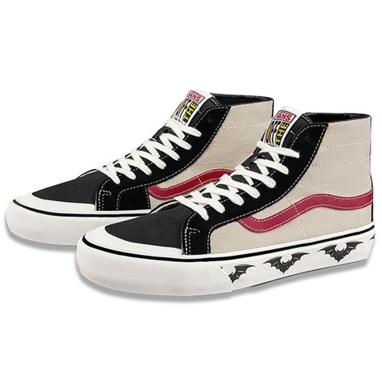 Vans Sk8 138 Decon Sf Canvas Casual Shock Absorbing Durable Lightweight High Top Skate Shoes Unisex Sneakers Gray Black VN0A3MV12U4